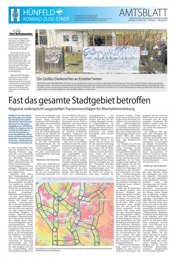 Amtsblatt vom 9. Januar 2021